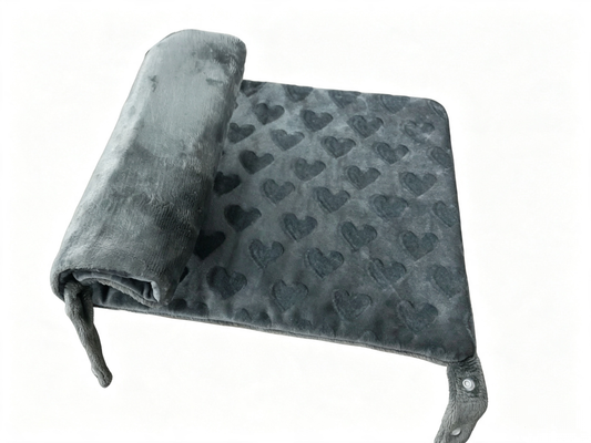 Zoelion 24"x12" Heating Pad with Detachable Straps, 10 Heat Settings & 6 Hours Auto Shut-off,Heating Pads for Cramps,Back,Neck,Leg and Shoulders,Gray