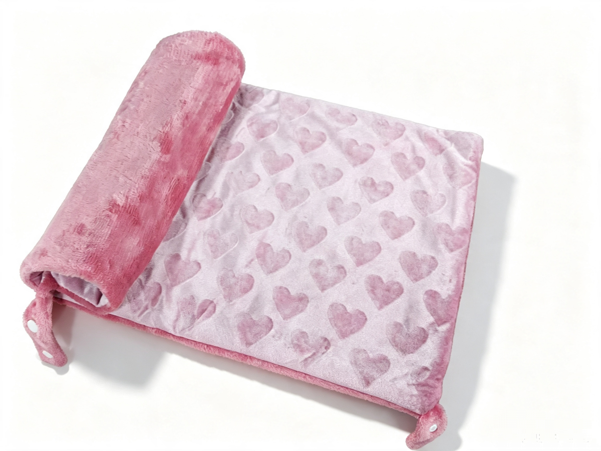 Zoelion 24"x12" Heating Pad with Detachable Straps, 10 Heat Settings & 6 Hours Auto Shut-off,Heating Pads for Cramps,Back,Neck,Leg and Shoulders,Pink