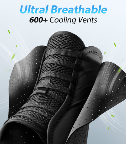 Quick Lace Up Ankle Brace with Side Stabilizing Pads, Slim Fit Ankle Support Brace, Adjustable & Breathable Ankle Support for Men Women, Ankle Stabilizer for Sprain,Injury Recovery,Sports